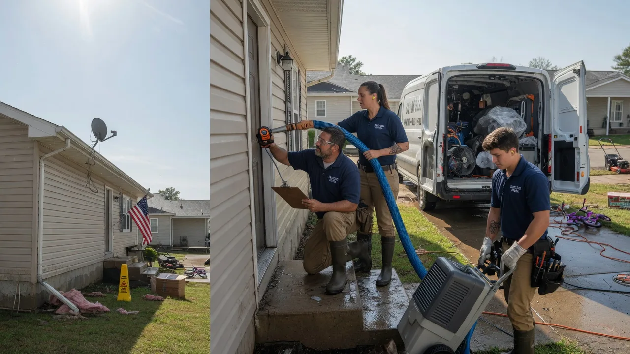 Ceiling Water Damage Restoration in Cayuga, IN near me